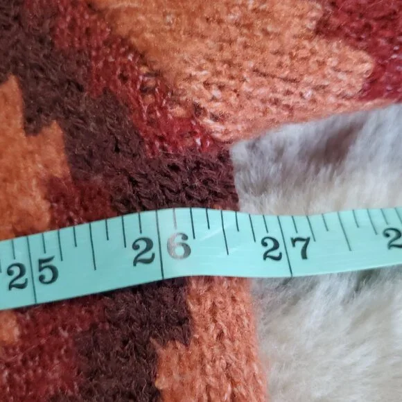 Polagram Parkside Knit Shacket Sherpa Trim Thick Winter Coat Women’s L - Picture 10 of 11